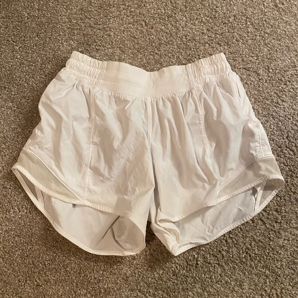White Lululemon Shorts